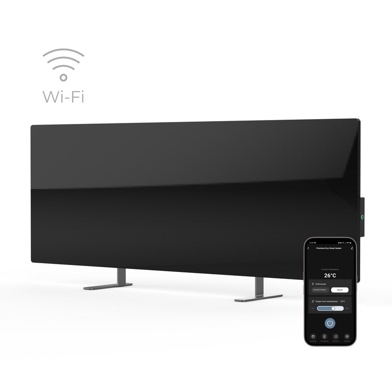 AENO AGH0002SSA Premium Eco Smart Heater 700W - Black