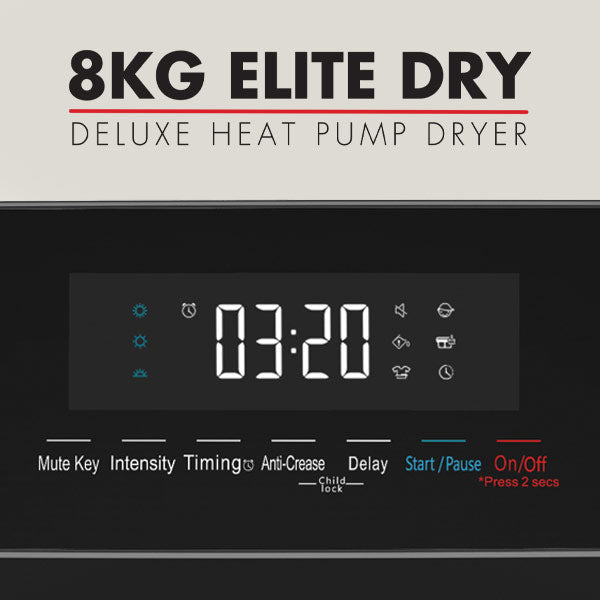 Bennett Read 8kg Elite Dry Heat Pump Dryer