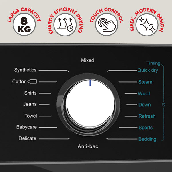 Bennett Read 8kg Elite Dry Heat Pump Dryer