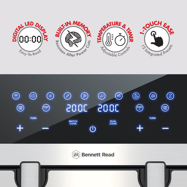 Bennett Read 10.3L Triple Zone Air Fryer