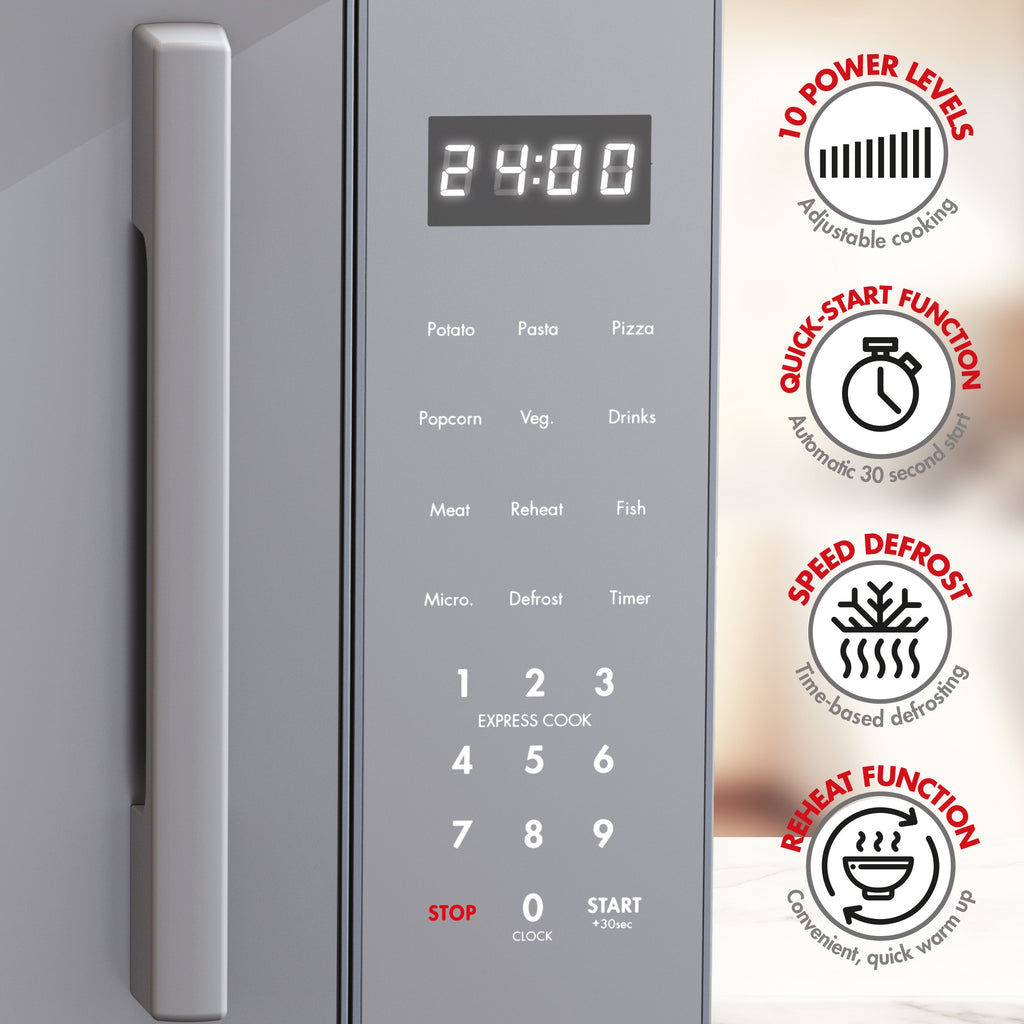 Bennett Read 20L Digital Microwave Dark Grey Oven