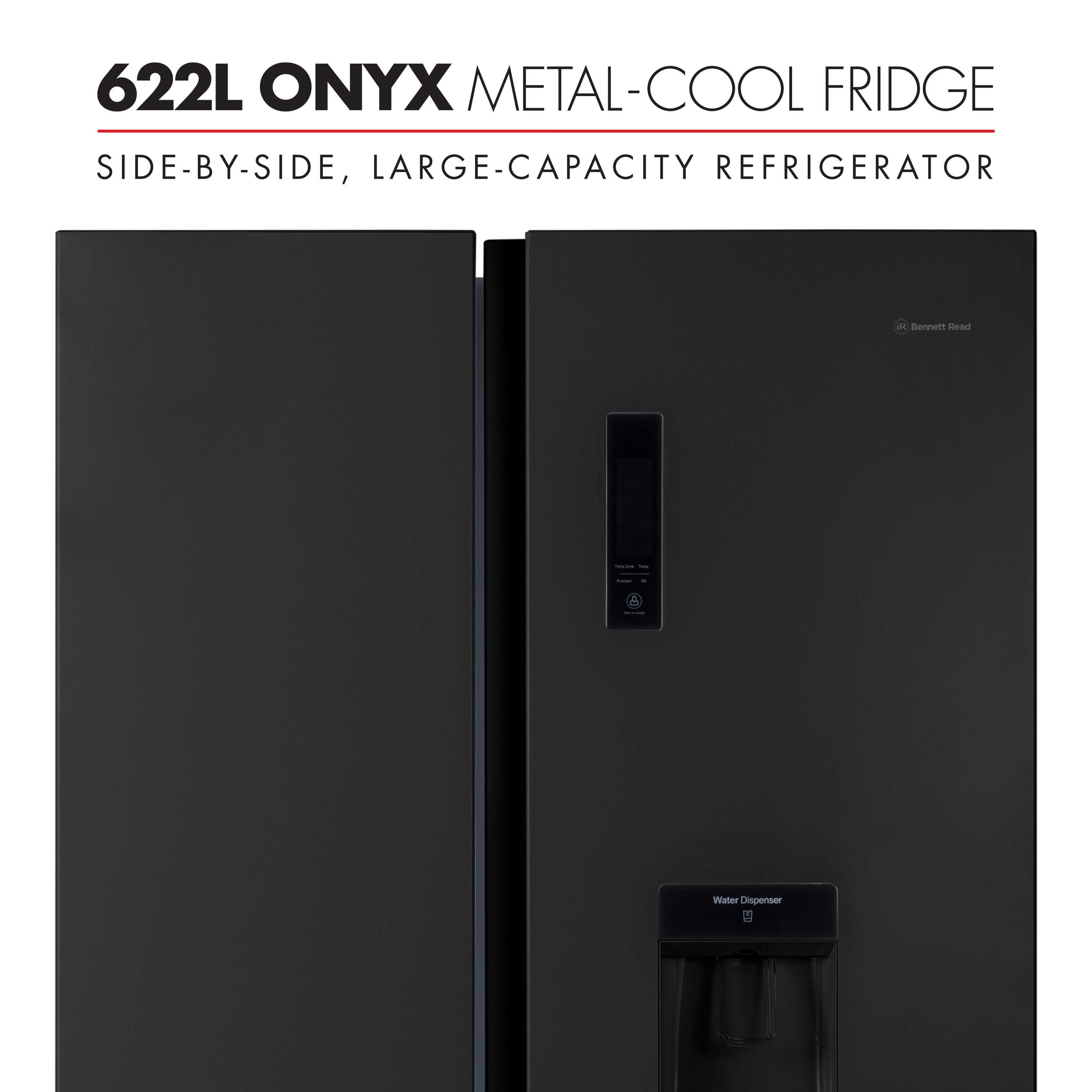 Bennett Read 622L Side By Side Fridge And Freezer