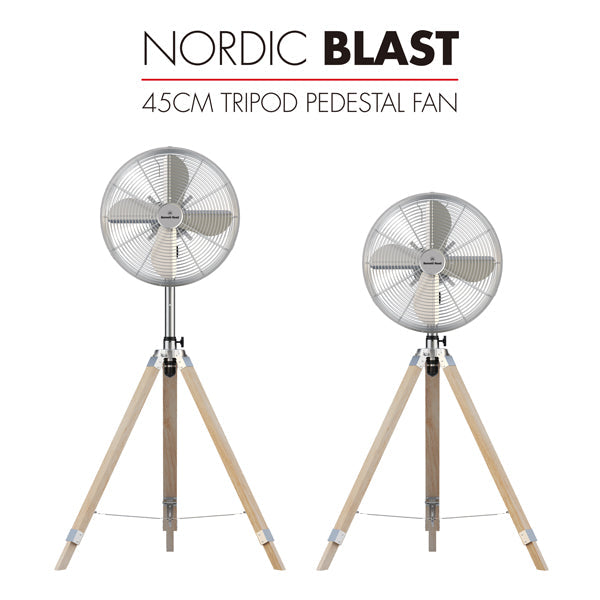 Bennett Read 45cm Nordic Blast Tripod Pedestal Fan