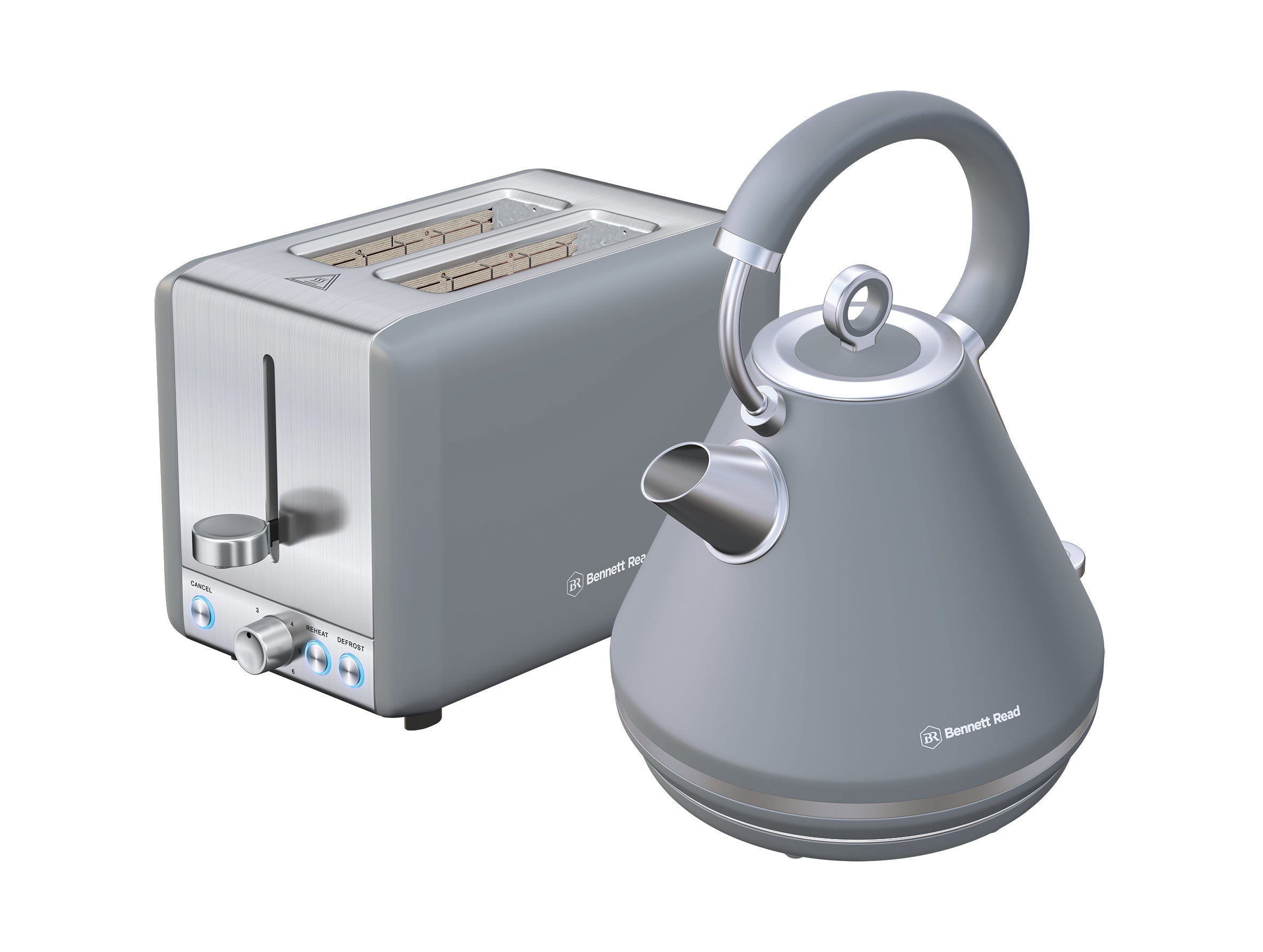 Bennett Read Graphite Kettle And Toaster Set