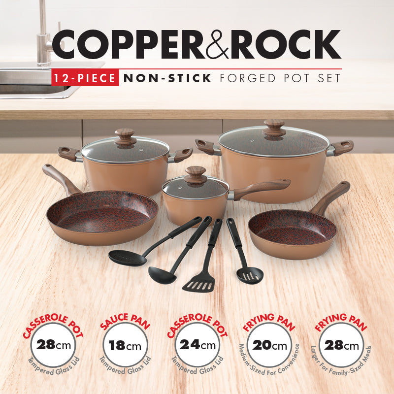 Bennett Read 12 Piece Copper And Rock Set