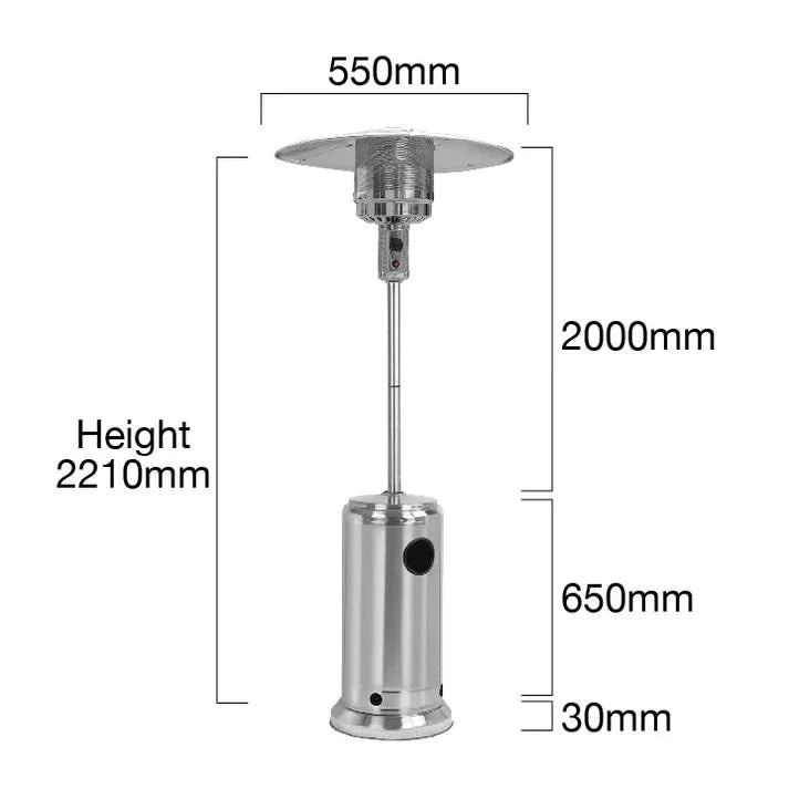 ALVA GHP18 Patio Gas Heater