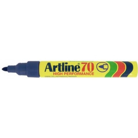 Artline EK-70 Bullet Tip Permanent Marker-Blue