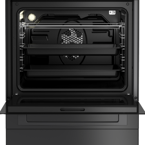 Beko 60 cm Multifunction Gas On Glass Stove FVM81430DA