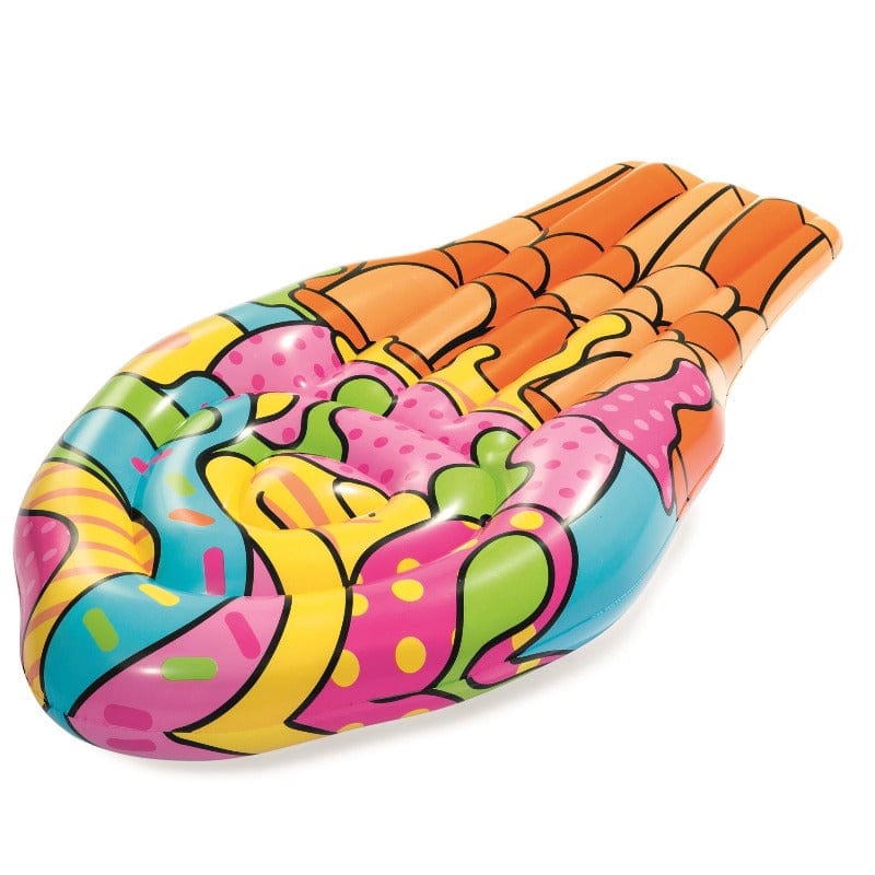 Pop Multicolour Ice Cream Pool Float 188 x 95 cm