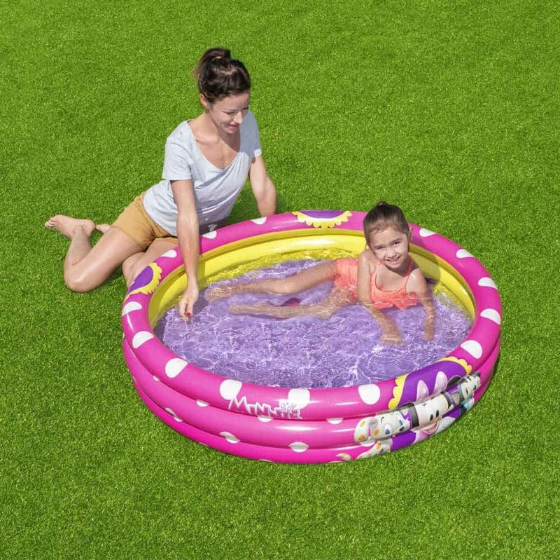Bestway Minnie Mouse 3-Ring Pool-140 L