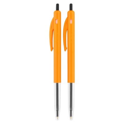 BIC Clic Medium Ballpoint Pens Black Pack Of 2