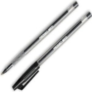BIC Prismo Clear Medium Ball Point Pen Black Box Of 50