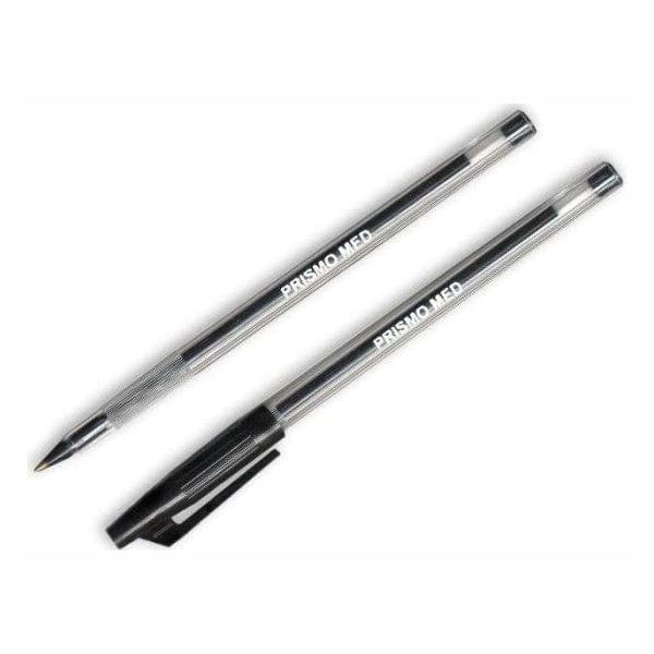 BIC Prismo Clear Medium Ball Point Pen Black Box Of 50