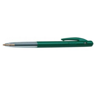 BIC Clic Medium Ballpoint Pens Green Box of 60