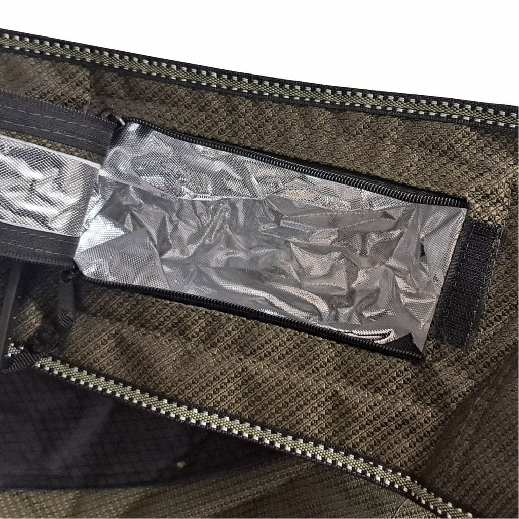 BOS Luxury Camping Chair Brown / Black 150kg Max