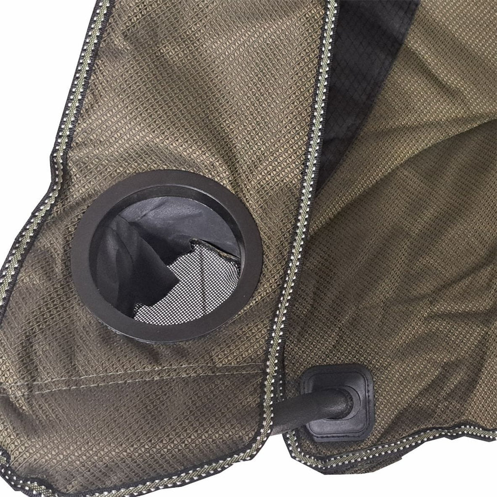 BOS Luxury Camping Chair Brown / Black 150kg Max