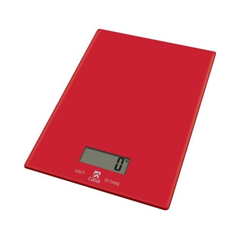 Casa Kitchen Scale Glass Rosso CKSG01R