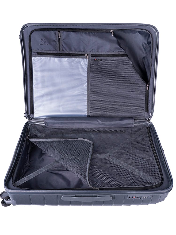 Cellini Grey Grande Large 4 Wheel Trolley Case 870718