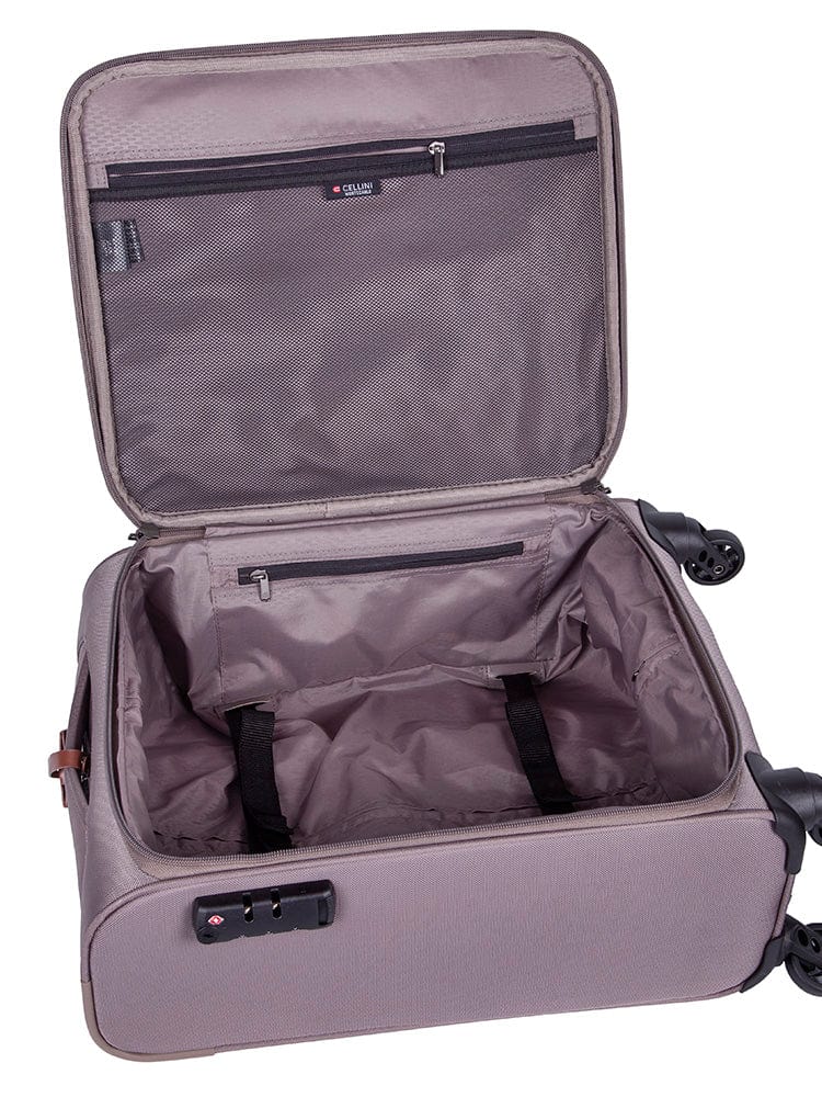 Cellini Monte Carlo 4 Wheel Trolley Carry on Mink