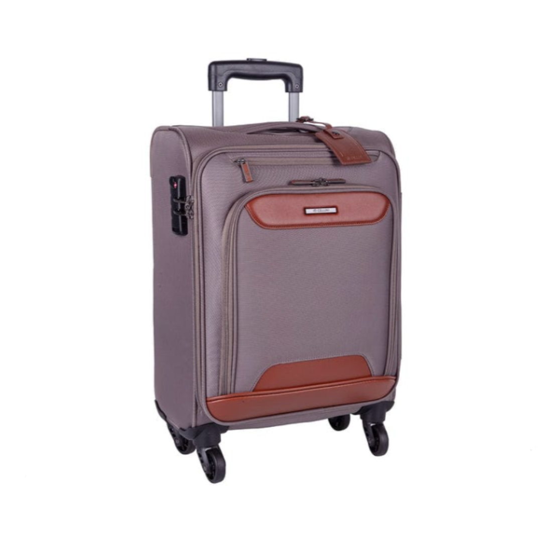 Cellini Monte Carlo 4 Wheel Trolley Carry on Mink
