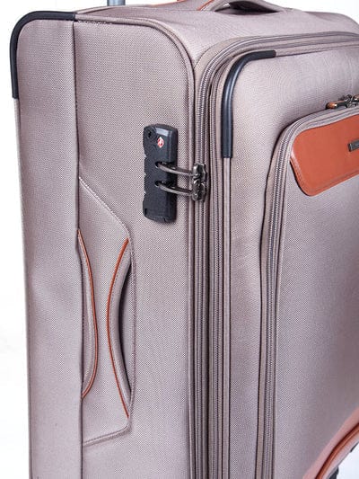 Cellini Monti Carlo Medium 4 Wheel Trolley Case Mink