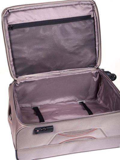 Cellini Monti Carlo Medium 4 Wheel Trolley Case Mink