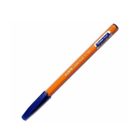 Claro Croma Plus 0.7MM Ball Point Pen Blue Box of 50