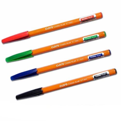 Claro Croma Plus 0.7MM Ball Point Pen Blue Box of 50