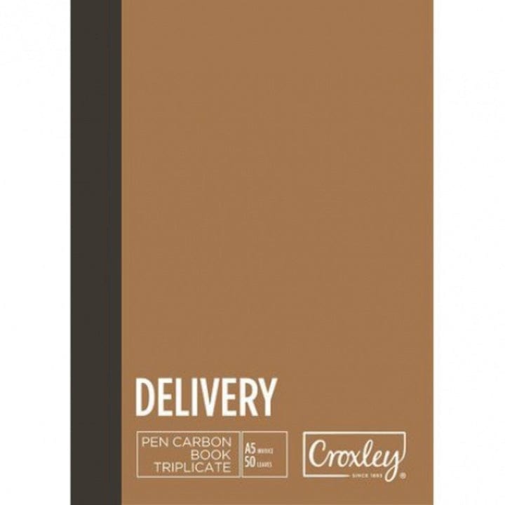 Croxley Pen Carbon Book - Delivery Triplicate A5 JD66PR