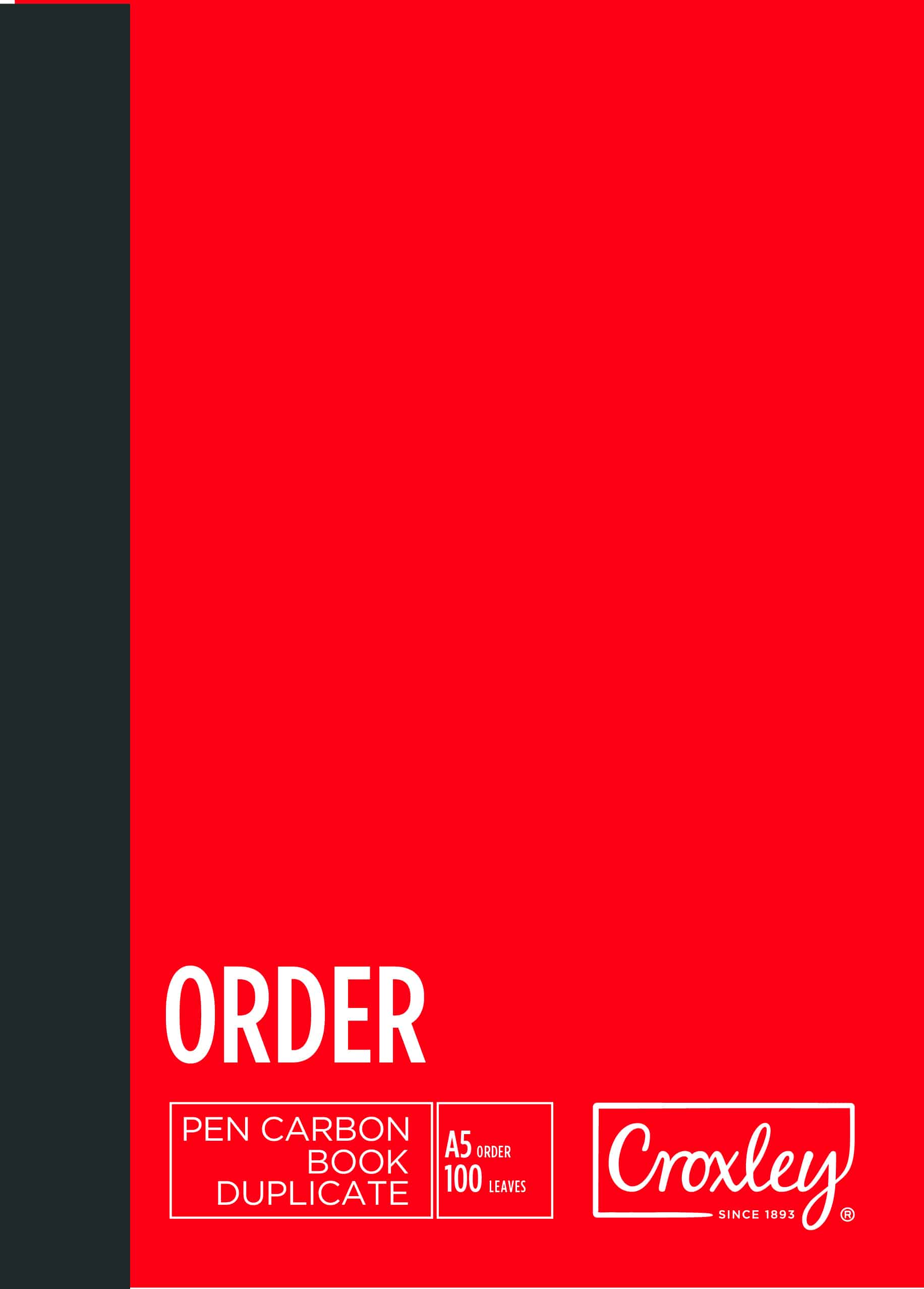 Croxley Pen Carbon Book - Order Duplicate A5 JD22PS