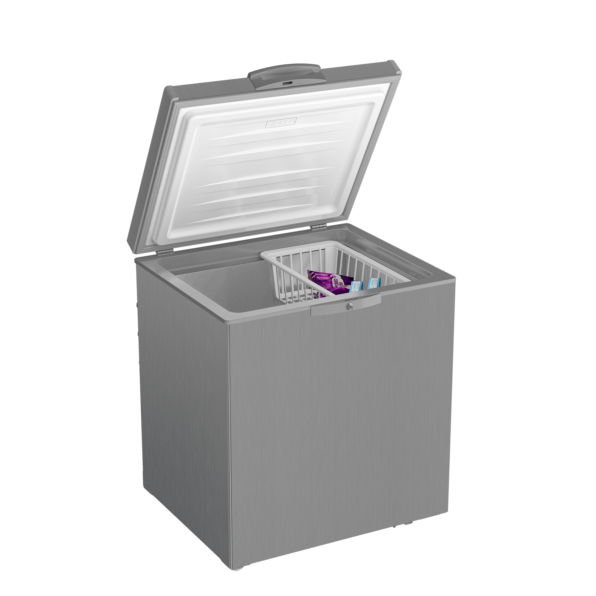 DEFY 210L Satin Metallic Chest Freezer DMF513