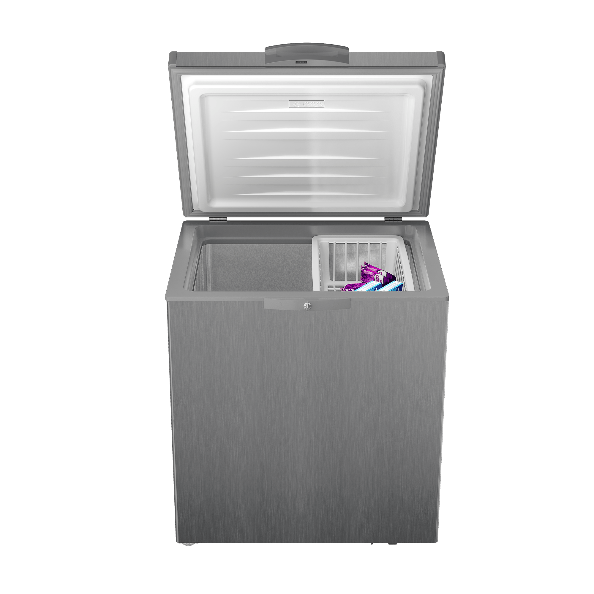 DEFY 210L Satin Metallic Chest Freezer DMF513