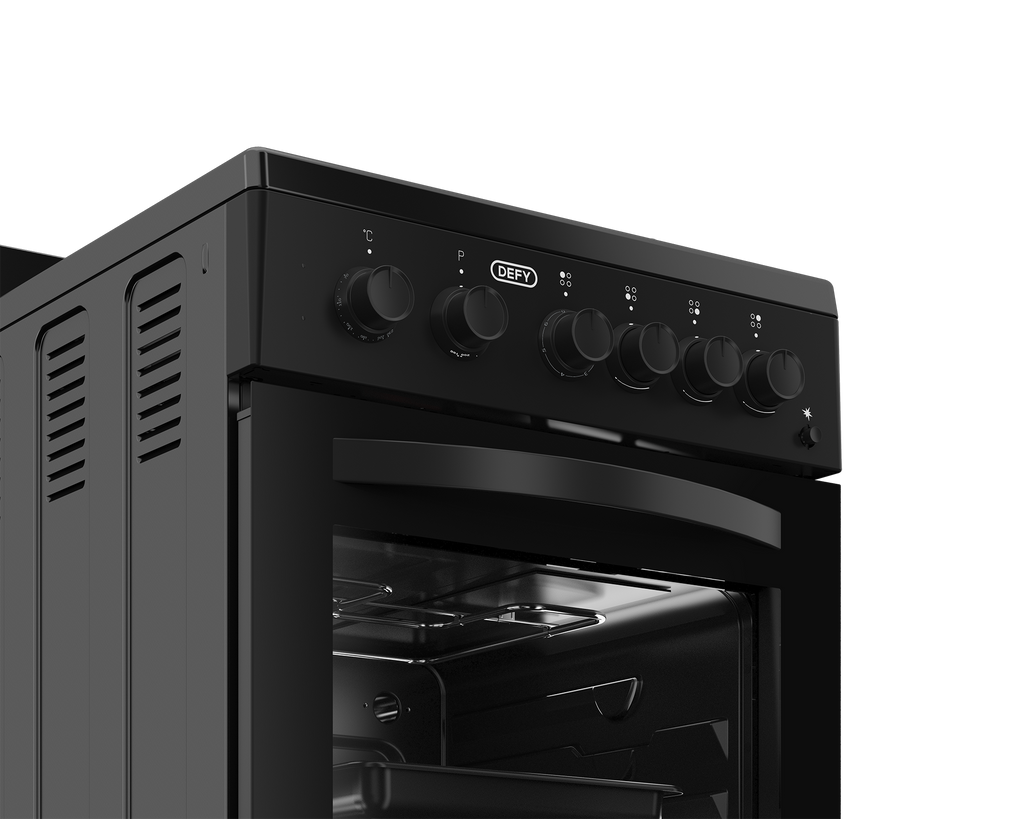 Defy 50cm Gas Electric Stove Black FC (DGS578)