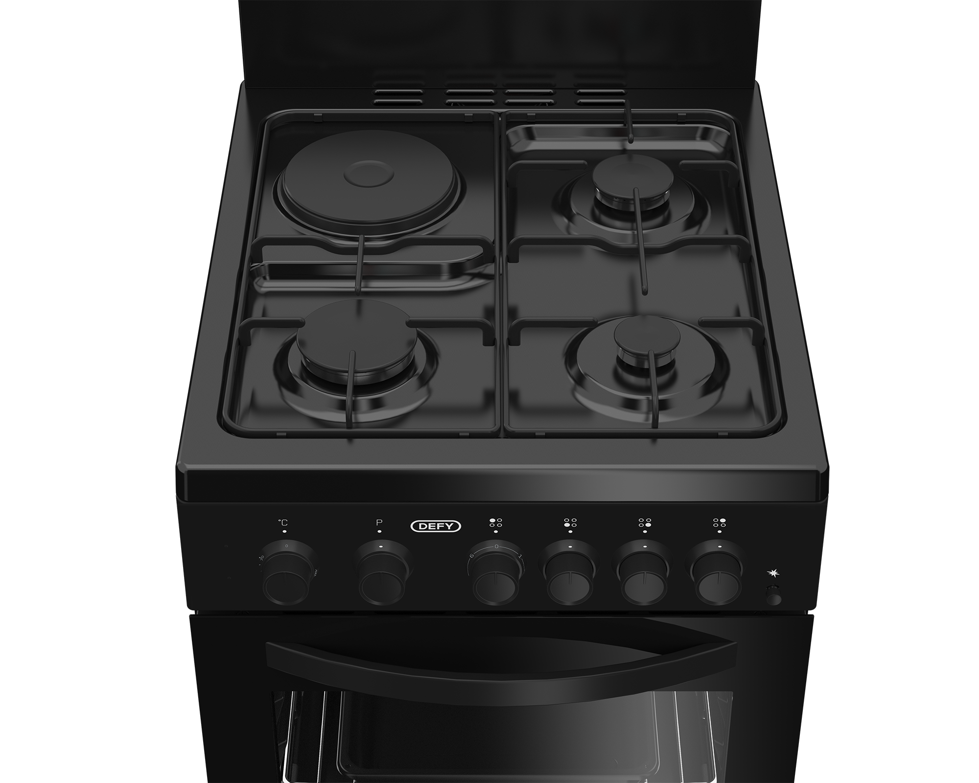 Defy 50cm Gas Electric Stove Black FC (DGS578)