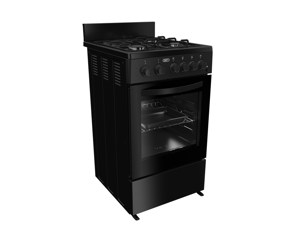 Defy 50cm Gas Electric Stove Black FC (DGS578)