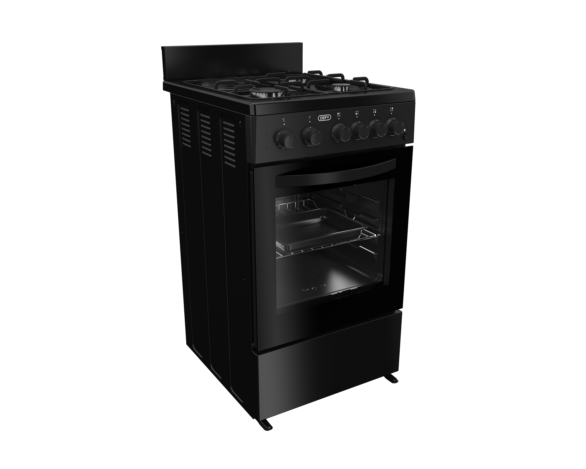 Defy 50cm Gas Electric Stove Black FC (DGS578)