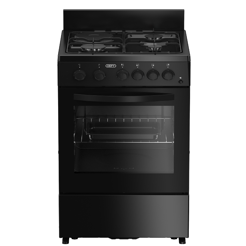 Defy 50cm Gas Electric Stove Black FC (DGS578)