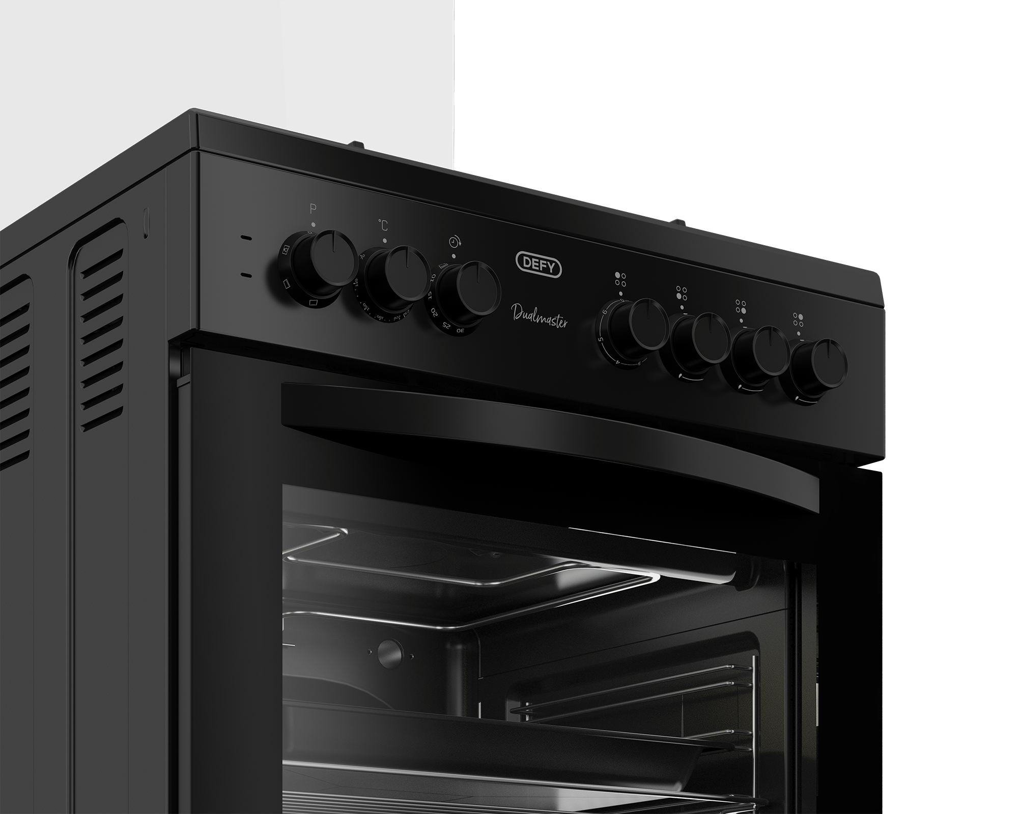 Defy Gas Electric Stove Black DGS679