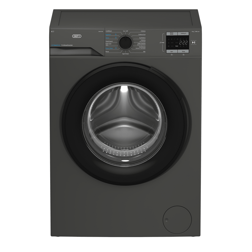 Defy 8kg Manhattan Gray Front Loader DAW396