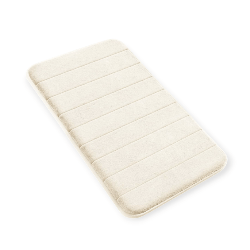 Drimat Memory Foam Bath Mat Cream
