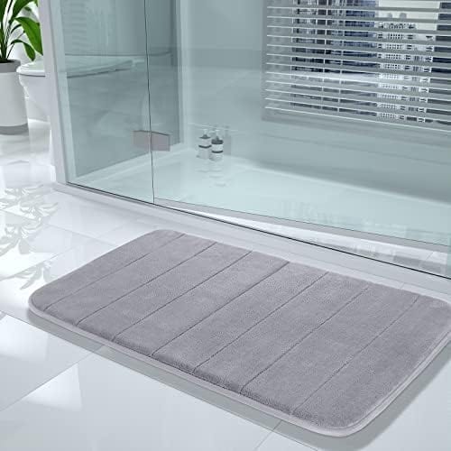 Drimat Memory Foam Bath Mat Grey