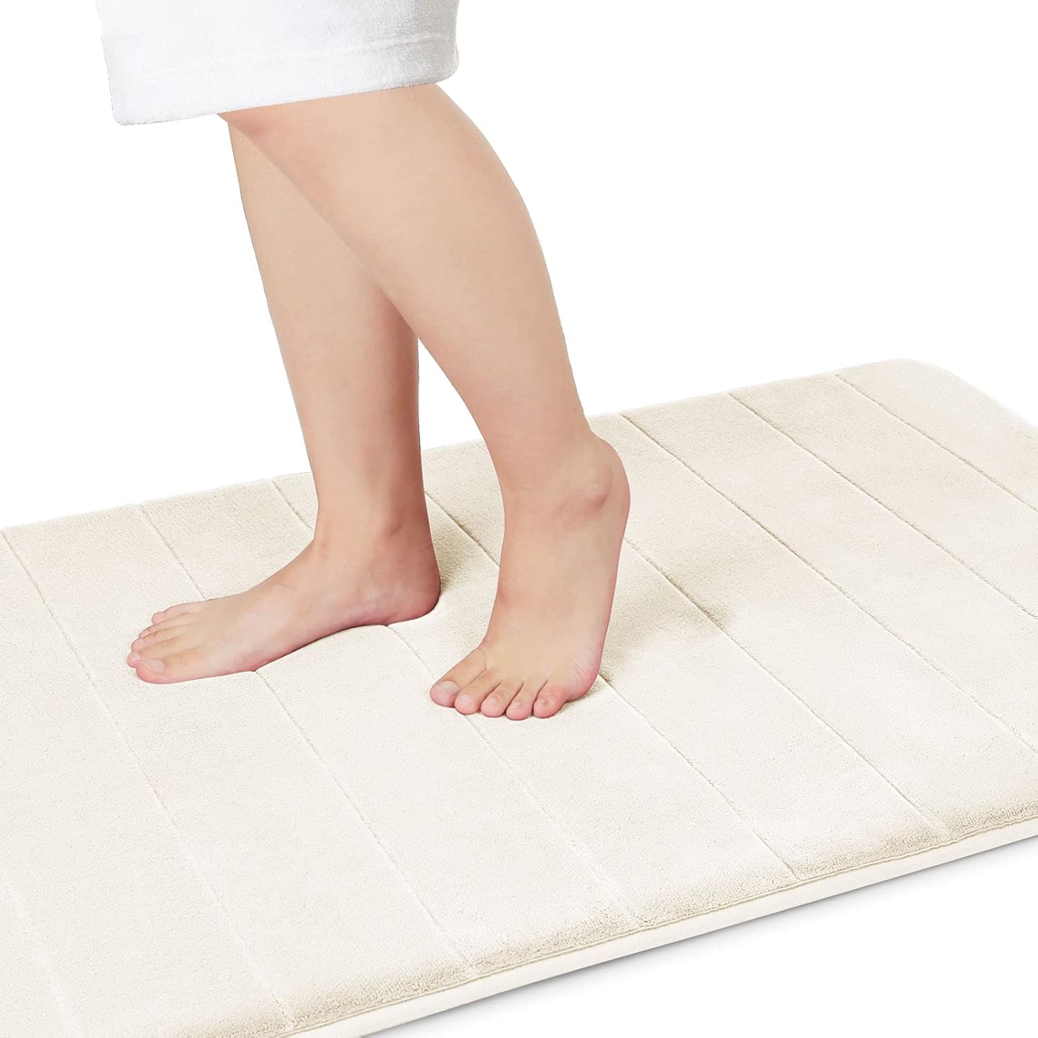 Drimat Memory Foam Bath Mat Cream
