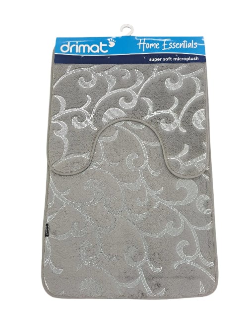 Drimat Velvet Memory Foam Bath Mat 2 Piece