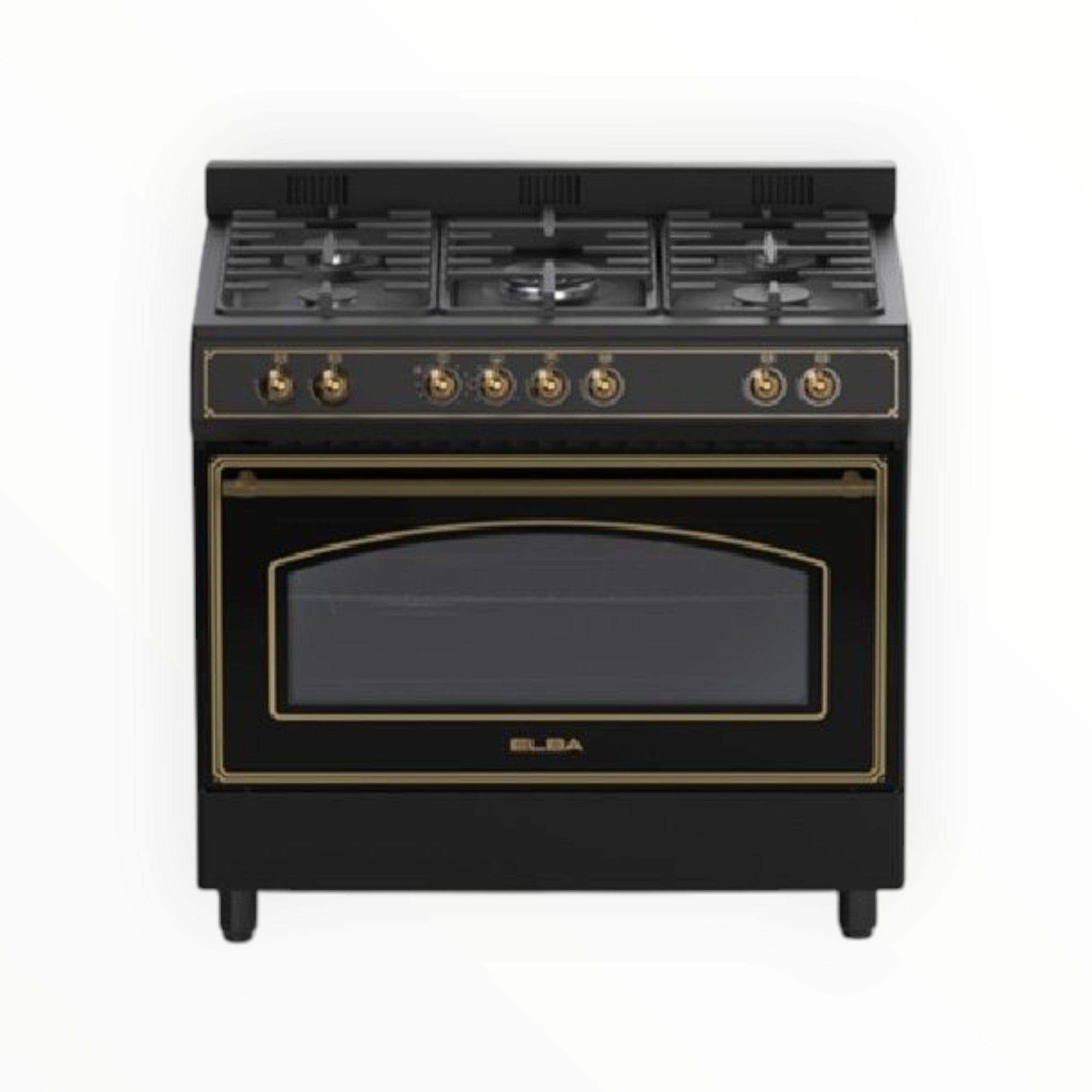 Elba 04/9S4EX937KB-5 Gas Burner Stove with Electric Multifunction Oven 90cm