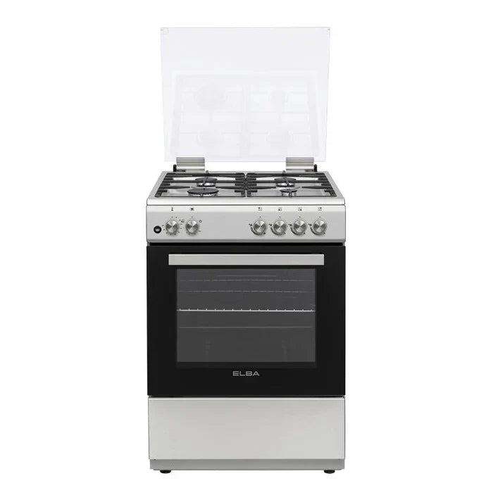 Elba Essential Burner Gas Stove Electric Oven 60cm Stainless Steel 04/66CL442- 4