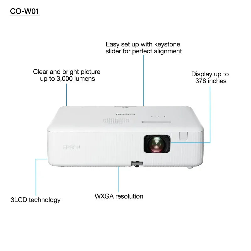 Epson CO-W01 WXGA Projector