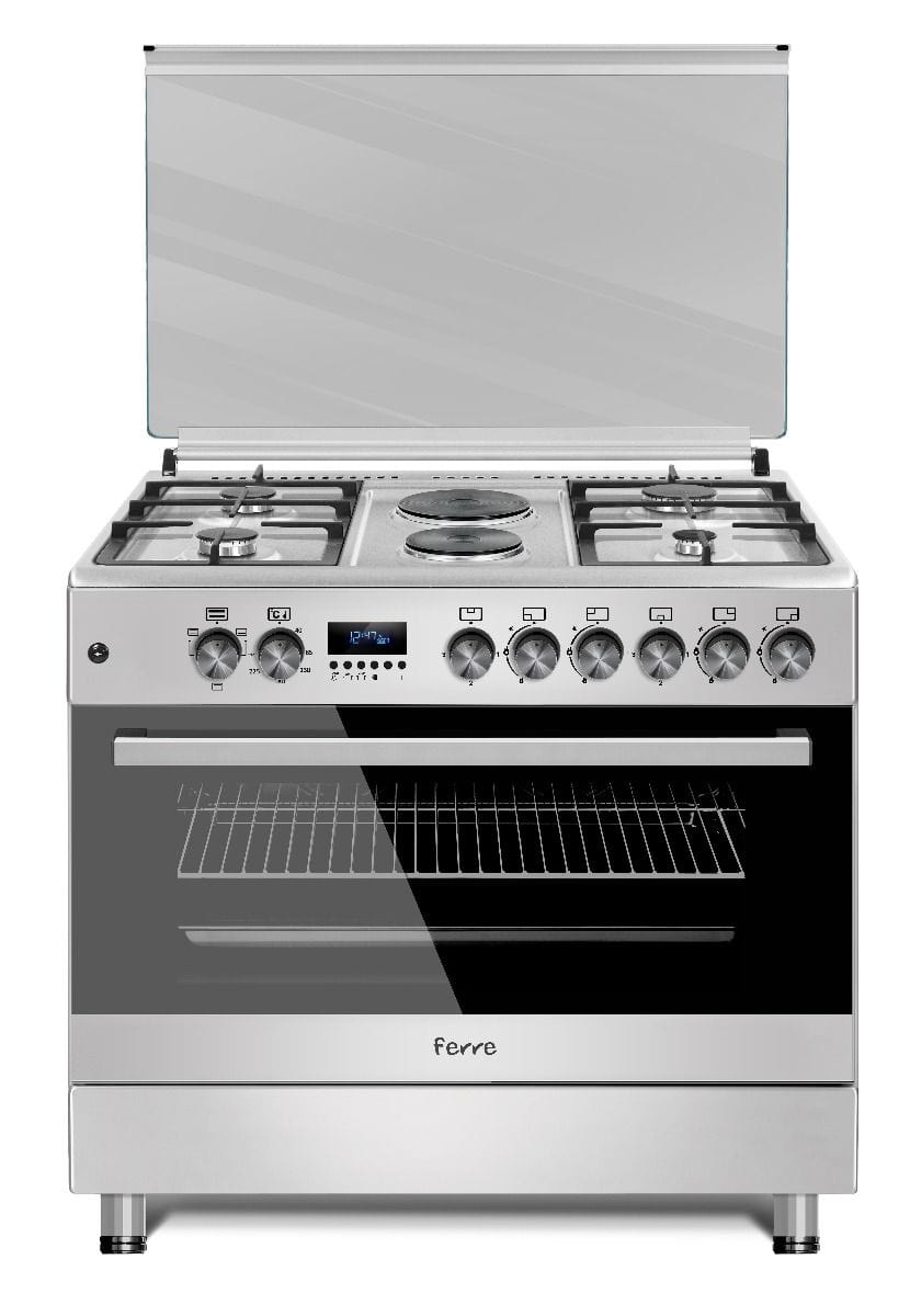 Ferre 90cm Silver Gas Stove F9S42E3.FDIDTLC.1