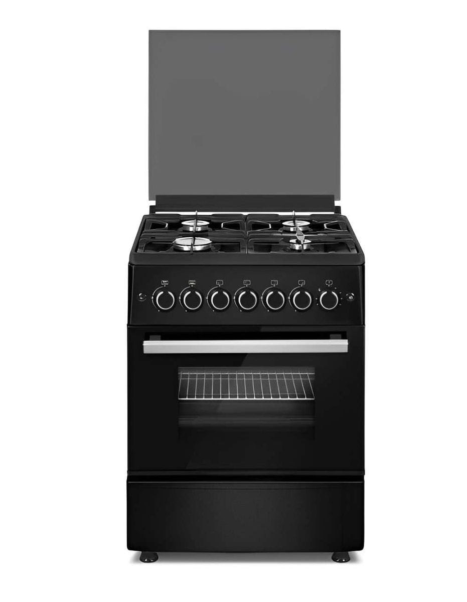 Ferre 60cm Free Standing Full Gas Stove Matt Black F6B40G2.MB