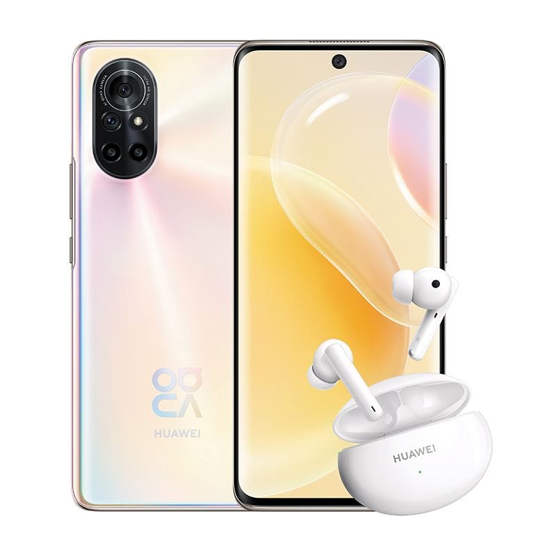 HUAWEI Nova 8 Blush Gold + FREE Huawei Freebuds 4i