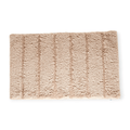 Indulge Thick Stripe Microfibre Bathroom Mat 50X80cm TR1194